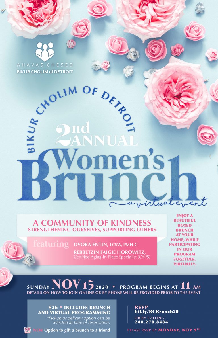 Bikur Cholim Brunch Postcard 2020